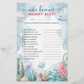 海の下でママを知っている最高の赤んだシャワー (正面)