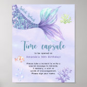 海の下でマーメイドタイムカプセル1歳の誕生日 ポスター (正面)