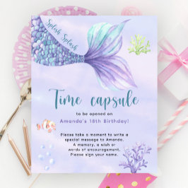 海の下でマーメイドタイムカプセル1歳の誕生日 ポスター