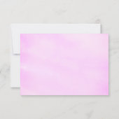 海の下でマーメイド誕生日パーティーありがとう サンキューカード (裏面)