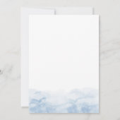 海の下でマーメイド4th誕生日パーティー 招待状 (裏面)