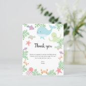 海の下で予算ベビーシャワーありがとうかわいい (スタンド正面)