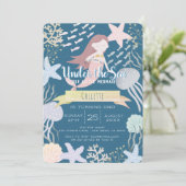 海の下で人魚の海軍の最初の誕生日 招待状 (スタンド正面)