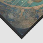 海の下で人魚の芸術の分離 薄葉紙 (詳細)