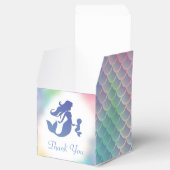 海の下で人魚の赤ちゃんシャワー フェイバーボックス (オープン)