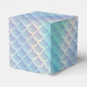 海の下で人魚の赤ちゃんシャワー フェイバーボックス (裏面サイド)