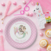 海の下で人魚の赤ちゃんシャワー ペーパープレート (パーティー)