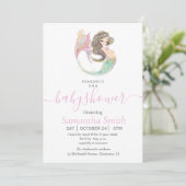 海の下で人魚の赤ちゃんシャワー 案内状 (スタンド正面)