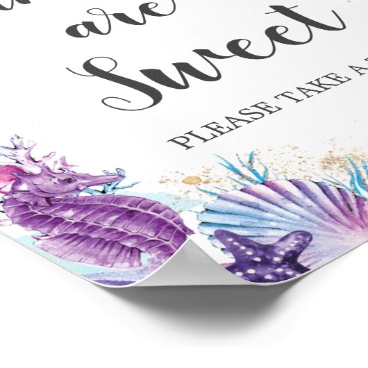 海の下で人魚は甘いごちそう ポスター (角)