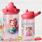 海の下で人魚キッズスクールウォーターボトル ウォーターボトル