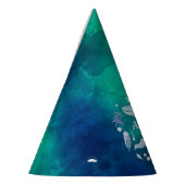 海の下で任意の年齢の誕生日 パーティーハット (左)