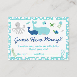 海の下で何個当てようゲーム エンクロージャーカード