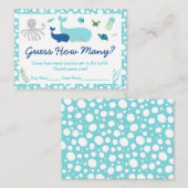 海の下で何個当てようゲーム エンクロージャーカード (正面/裏面)