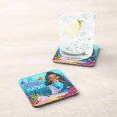 海の下で愛らしいマーメイド コースター (右側)