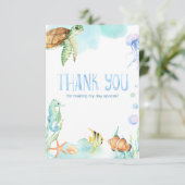 海の下で感謝 サンキューカード (スタンド正面)