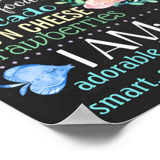 海の下で最初の誕生日パーティーのサイン ポスター (角)