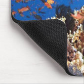 海の下で水中競技の魚のシーン マウスパッド (コーナー)