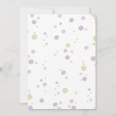 海の下で海をテーマにしたベビーシャワー招待状 招待状 (裏面)