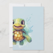 海の下で海タートルボーイズ誕生日パーティー 招待状 (裏面)