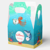 海の下で海動物の水の泡 フェイバーボックス (オープン)