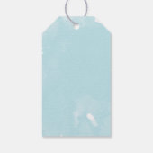 海の下で海動物カラフルの赤ちゃんシャワー ギフトタグ (裏面)