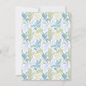 海の下で海波の双生児ボーイズ 招待状 (裏面)