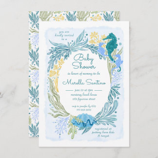 海の下で海波の双生児ボーイズ 招待状