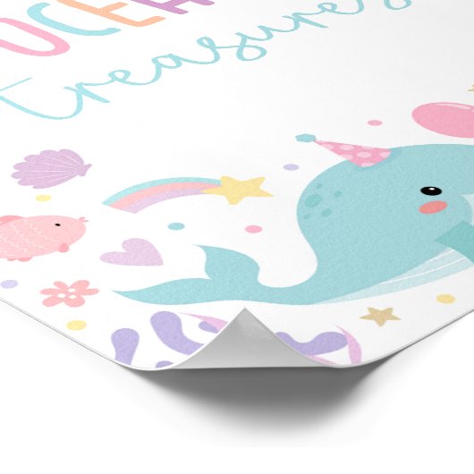 海の下で海財宝の誕生日パーティー ポスター (角)