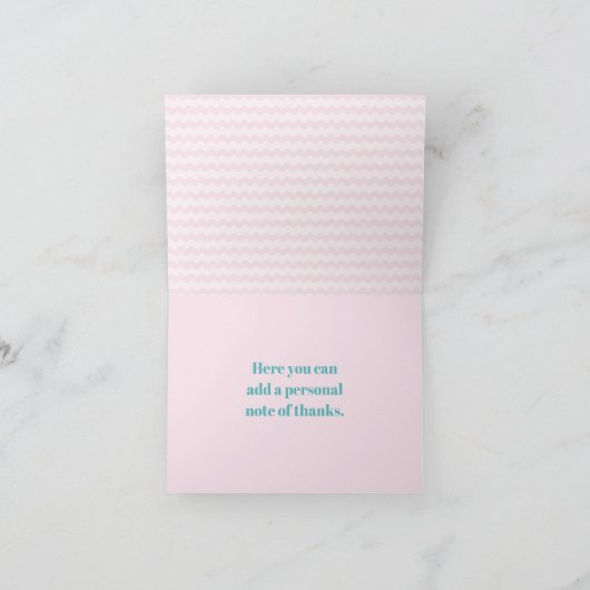 海の下で甘い海のクリッターありがとう 招待状 (内部)