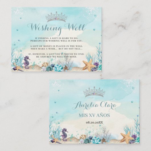 海の下で甘い16キンチェニェラの願い井戸 エンクロージャーカード (正面/裏面)