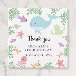 海の下で誕生日かわいいかわいいありがとう フェイバータグ