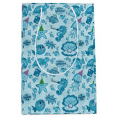 海の下で誕生日ギフトラップ ミディアムペーパーバッグ (正面)