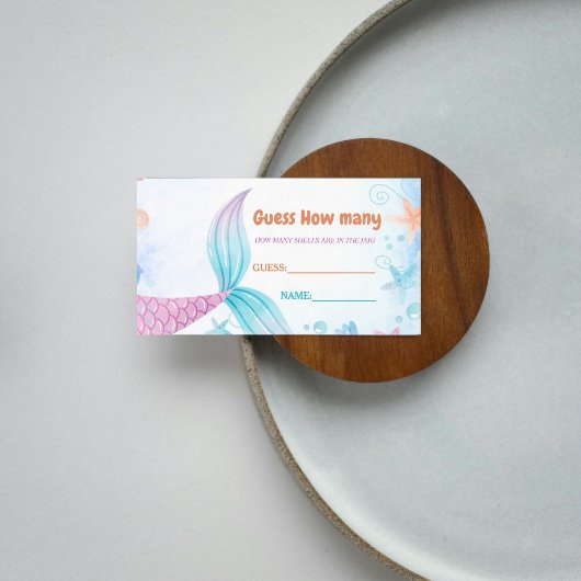 海の下で赤ちゃんシャワーいくつ魚が入っている エンクロージャーカード