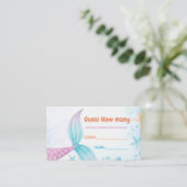 海の下で赤ちゃんシャワーいくつ魚が入っている エンクロージャーカード (スタンド正面)