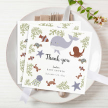 海の下で赤ちゃんシャワーかわいい感謝