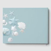 海の下で赤ちゃんシャワーのゲストブック ゲストブック (裏面)