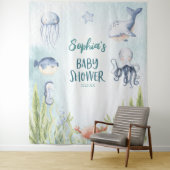 海の下で赤ちゃんシャワーの装飾のバナー タペストリー (インサイチュ)