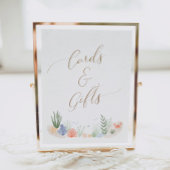 海の下で赤ちゃんシャワーカードとギフトサイン ポスター