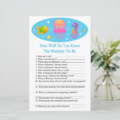 海の下で赤ちゃんシャワーガムをどれだけ知っているか (スタンド正面)