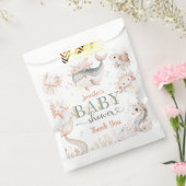 海の下で赤ちゃんシャワーピンクボホ海 フェイバーバッグ (封をした状態)