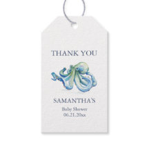 海の下で赤ちゃんシャワーメッセージカード