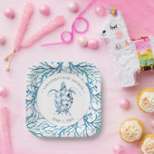 海の下で赤ちゃんシャワー広場 ペーパープレート (パーティー)