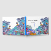 海の下で赤ちゃんシャワー航海の水の色 ゲストブック (全面)