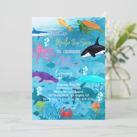 海の下で輝く 招待状 (スタンド正面)