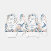 海の下で魅力的なベビーシャワーありがとう フェイバーボックス (折り畳みなし)