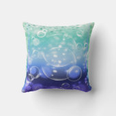 海の下で魔法カスタム的ファンタジー クッション (裏面)