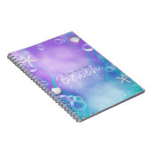 海の下で魔法カスタム的ファンタジー ノートブック (右側)