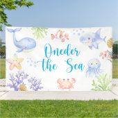 海の下で1歳の誕生日 Oneder The Sea 横断幕 (外側)