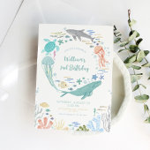 海の下で2回目の誕生日 招待状