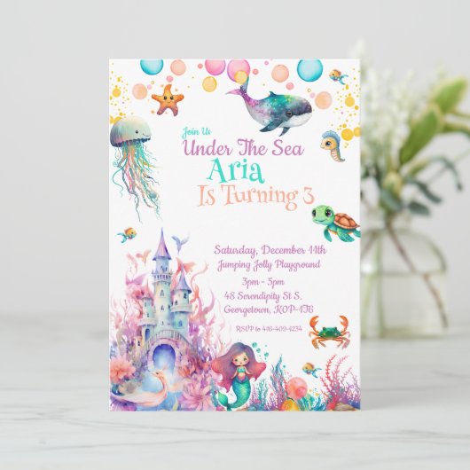 海の下で 招待状 (スタンド正面)